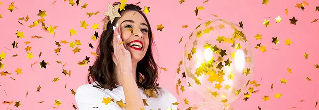 Confetti ballonnen geven elk feest een sprankelend tintje