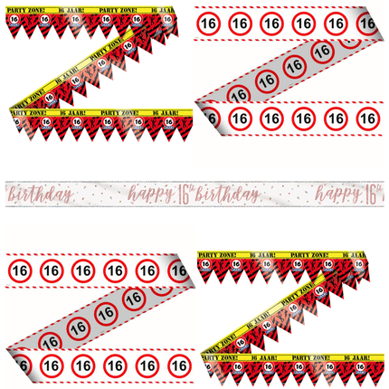 16 Jaar Afzetlinten - Partywinkel