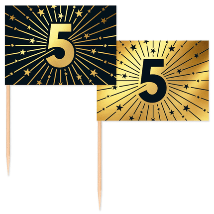 5 Jaar Cocktailprikkers - Partywinkel