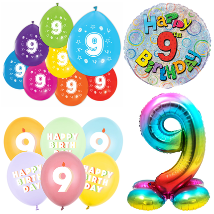 9 Jaar Ballonnen - Partywinkel