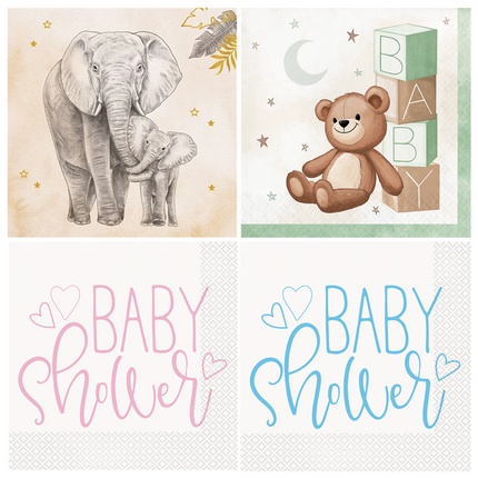 Collection image for: Babyshower Servetten