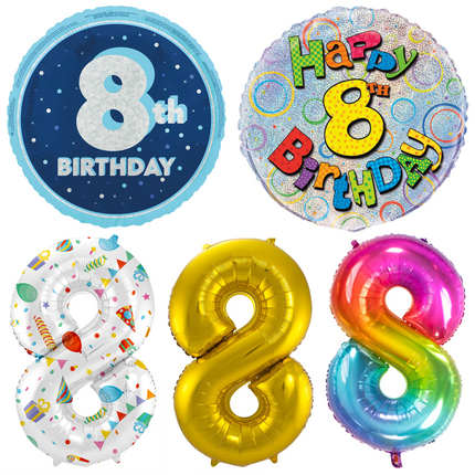 Collection image for: 8 Jaar Folie Ballonnen