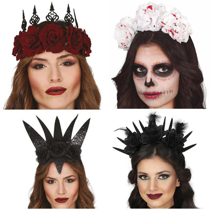 Collection image for: Halloween Bloemen Haarbanden