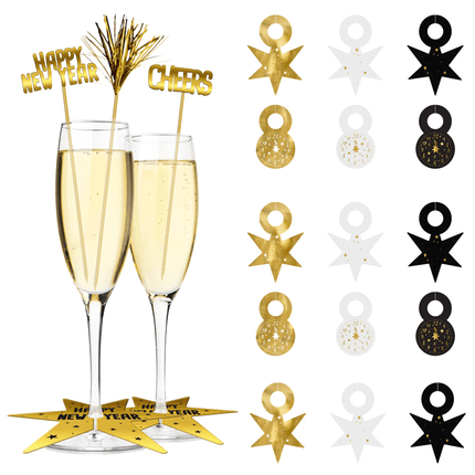 Oud en Nieuw Glasmarkers - Partywinkel