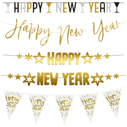 Oud en Nieuw Slingers - Partywinkel