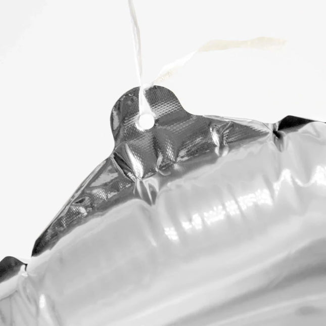 0 Jaar Cijfer Ballon Zilver Leeg 85cm van VDV Benefit koop je bij Partywinkel