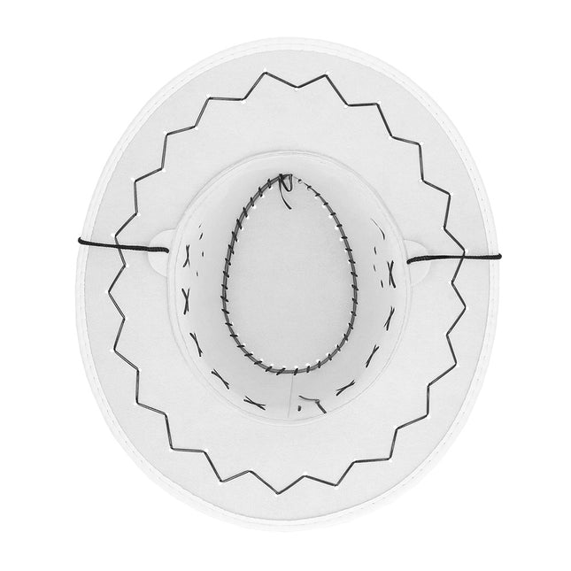 Hoed cowboy Savanne wit