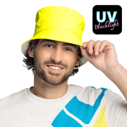 Bucket hat Rave neongeel
