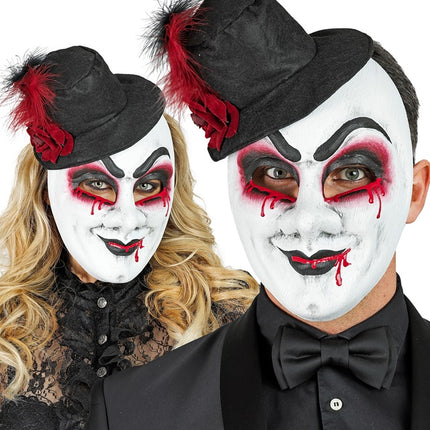 Hoed Masker Zwart Wit