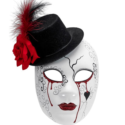 Dia De Los Muertos Masker Met Hoed