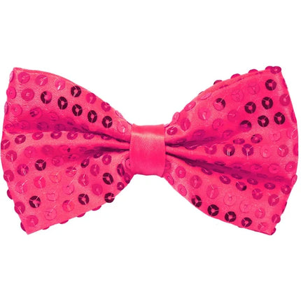 Roze Strik Glitters