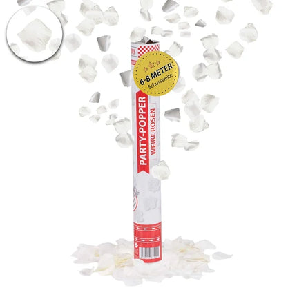 Rozen Confetti Kanon Wit 40cm