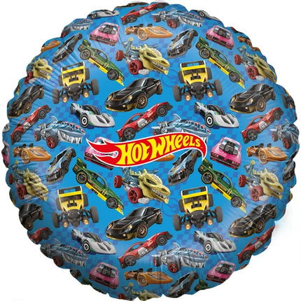 Hot Wheels Helium Ballon Auto'S Leeg 45cm