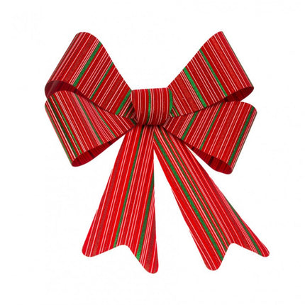 Rood Groene Strik Gestreept 51cm