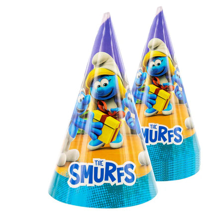 Smurfen Feesthoedjes 10st