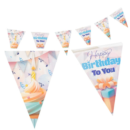 Happy Birthday Slinger Pastel 4m