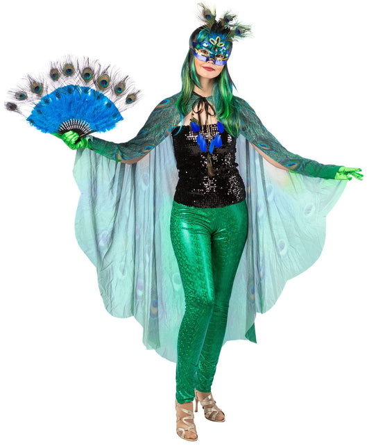 Pauwen Kostuum Gekleurd