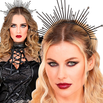 HOOFDBAND HALO ZWART