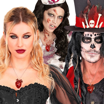 Halloween Ketting Hart