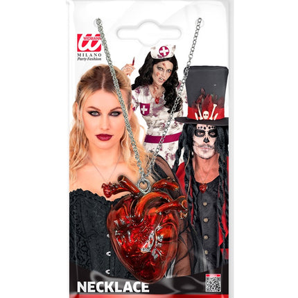 Halloween Ketting Hart