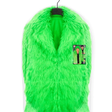 Bontjas Pluche Neon Groen