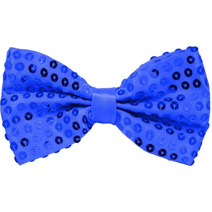 Blauwe Strik Glitters