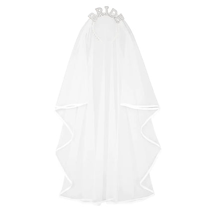 Bride Sluier Dames Wit
