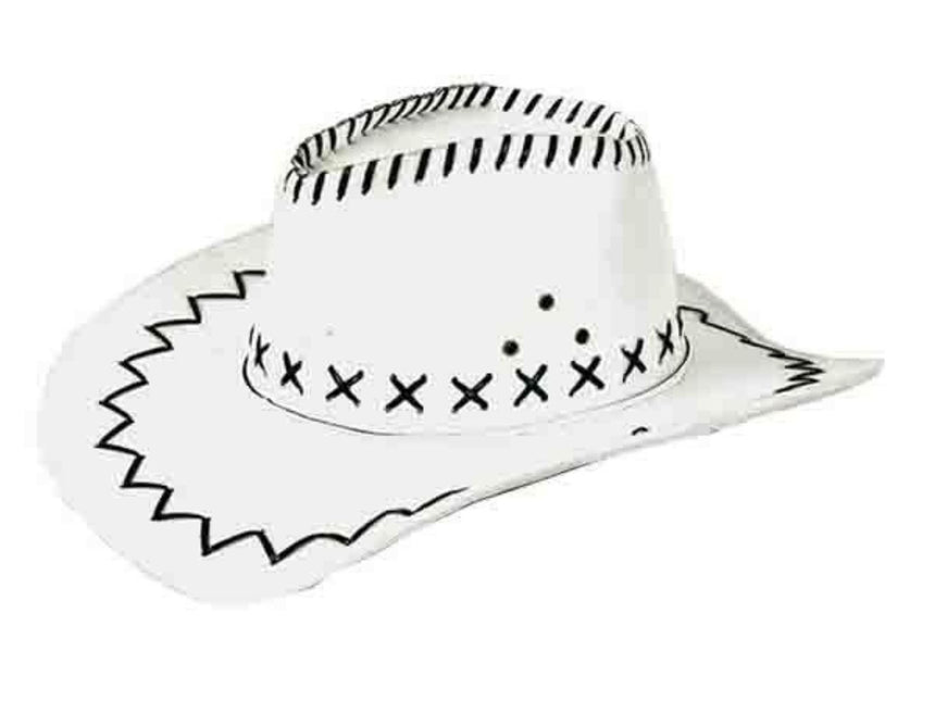 Cowboy Hoed Wit
