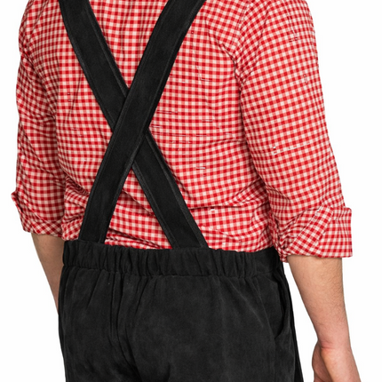 Oktoberfest Lederhose Zwart Lang