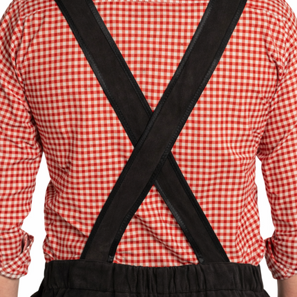 Oktoberfest Lederhose Zwart Lang
