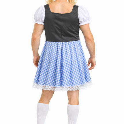 Blauwe Dirndl Jurk Oktoberfest Heren