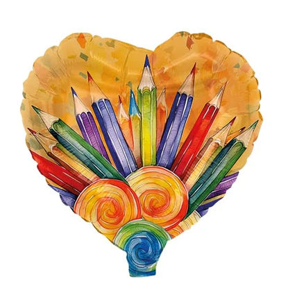Back To School Helium Ballon Potlood Leeg 45cm