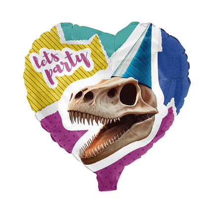 Dinosaurus Helium Ballon Lets Party Leeg 45cm