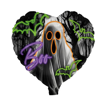 Halloween Helium Ballon Hart Leeg 45cm