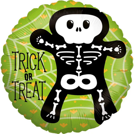 Halloween Helium Ballon Trick Or Treat Leeg 45cm