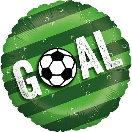 Voetbal Helium Ballon Goal Leeg 45cm