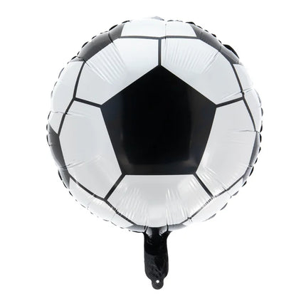 Voetbal Helium Ballon Rond Leeg 45cm