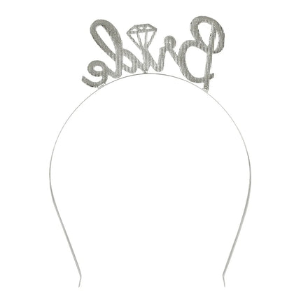 Metalen diadeem 'Bride' diamant