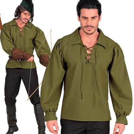GROEN HISTORISCH KARAKTER SHIRT