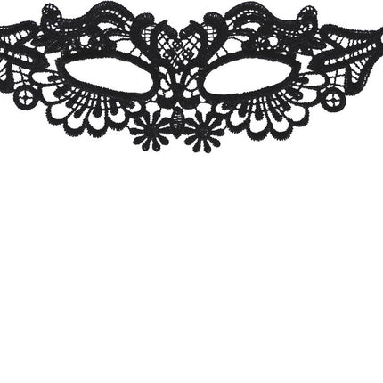 Zwart Oogmasker Kant