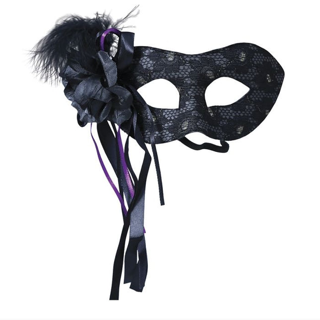 Zwart Oogmasker Veer