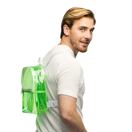 Rugzak Clarity neongroen (28 x 23 x 10 cm)