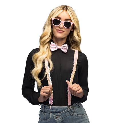 Set Pailletten lichtroze