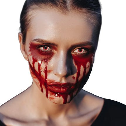 Paar 3-maandslenzen Blood splatter