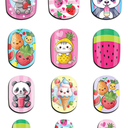 Gekleurde Nepnagels Kind Tutti Sweety