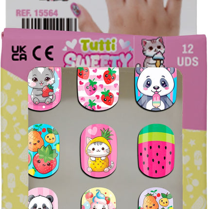 Gekleurde Nepnagels Kind Tutti Sweety