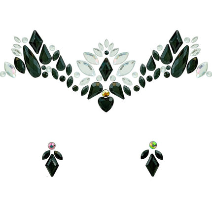 Zwart Witte Gezicht Stickers