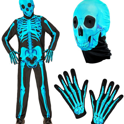 Skelet Kostuum Kind Neon