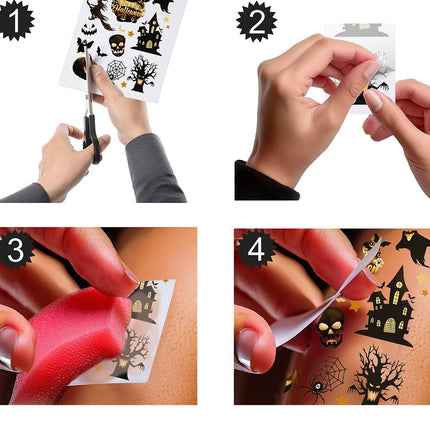 Halloween Nep Tattoos