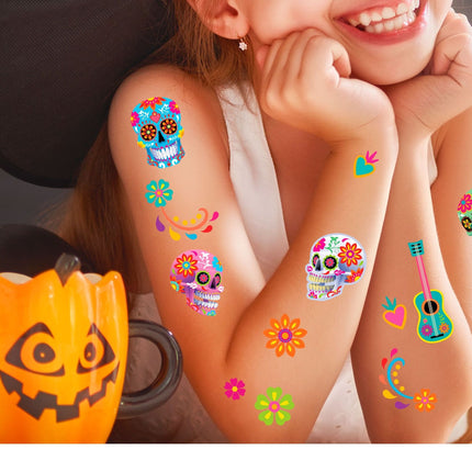 Halloween Nep Tattoos Catrina
